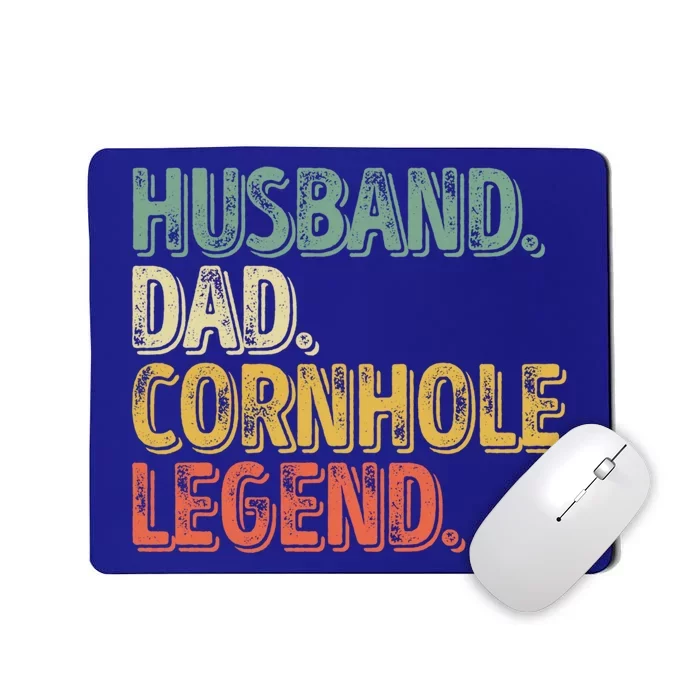 Husband Dad Cornhole Legend Gift Funny Fathers Day Gift Mousepad