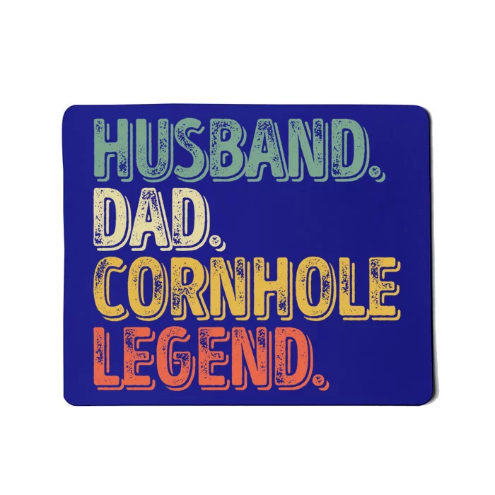 Husband Dad Cornhole Legend Gift Funny Fathers Day Gift Mousepad