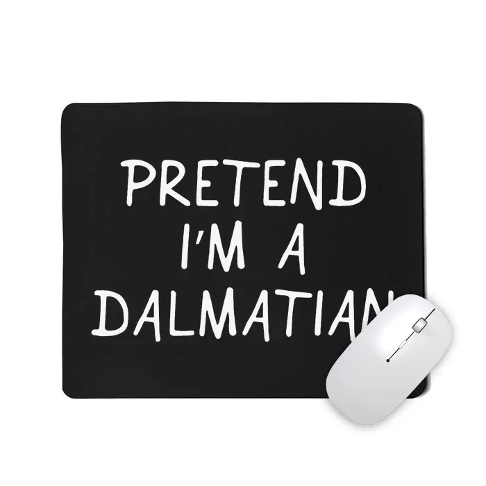 Halloween Dalmatian Costume Dalmation Mousepad