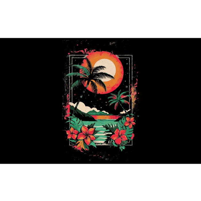 Hawaiian Design Cool Bumper Sticker