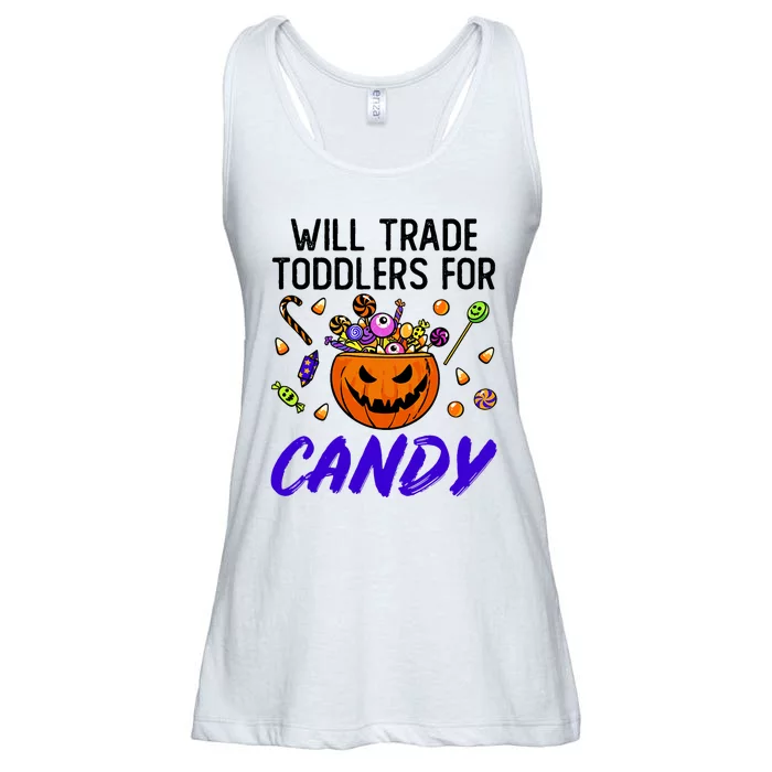 Halloween Day Care Teacher Will Trade For Candy Ladies Essential Flowy Tank