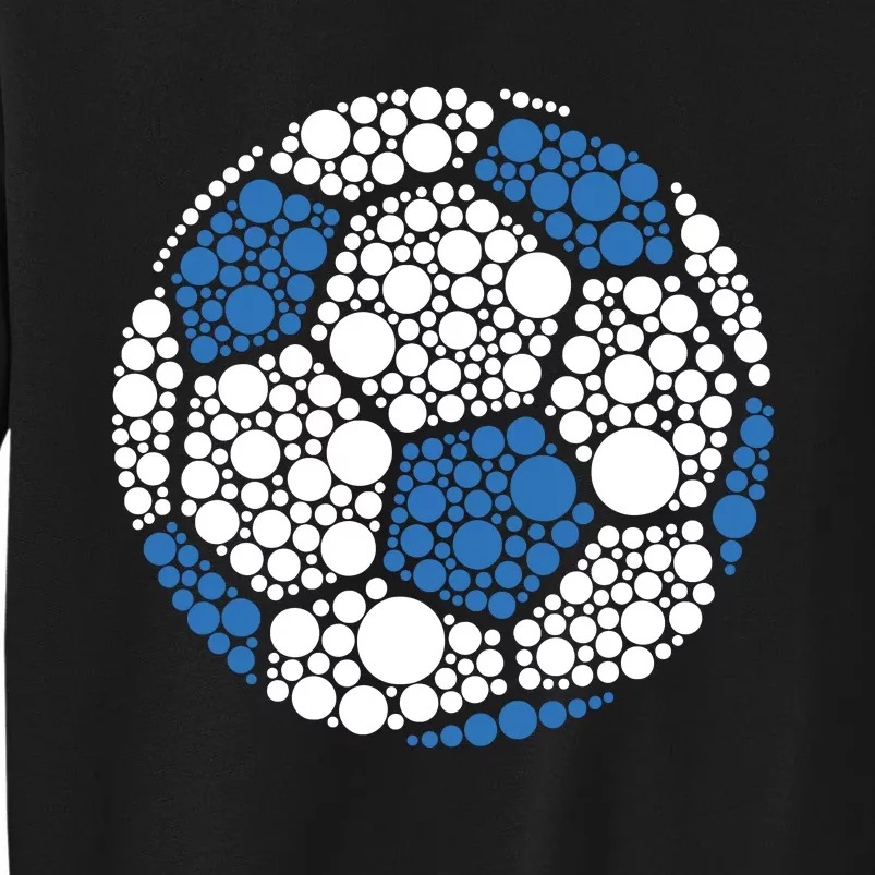 Happy Dot Day 2024 Polka Dot Soccer Ball Lover Tall Sweatshirt