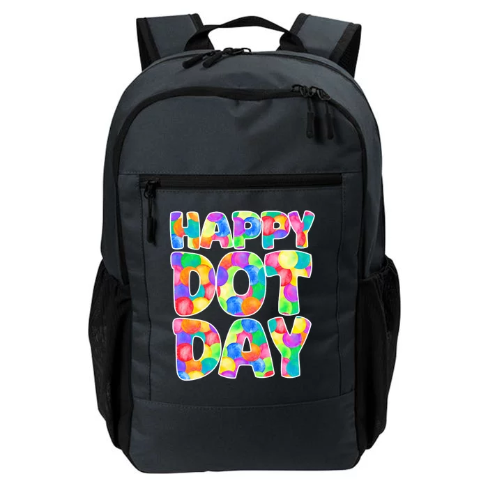 Happy Dot Day Colorful Fun Daily Commute Backpack