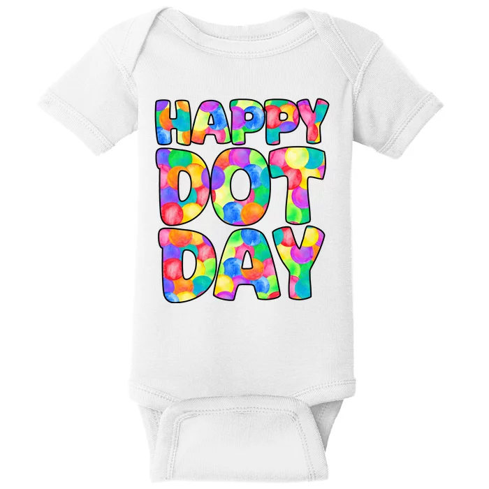 Happy Dot Day Colorful Fun Baby Bodysuit