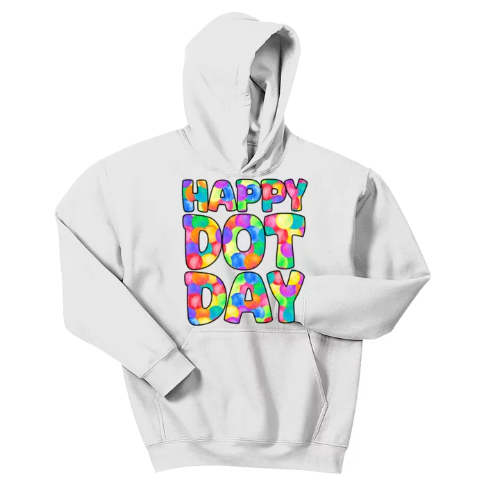 Happy Dot Day Colorful Fun Kids Hoodie