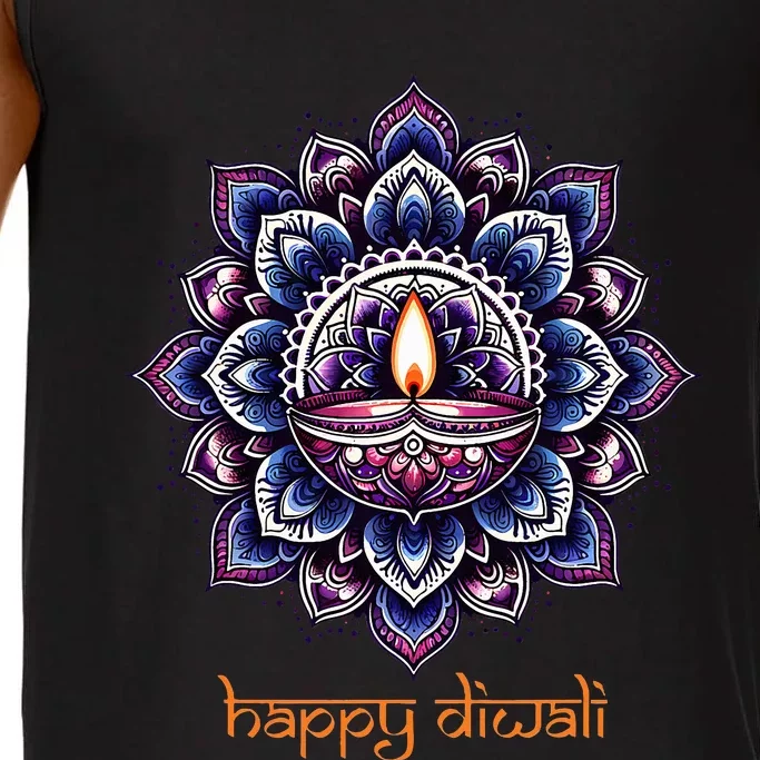 Happy Diwali Diya Oil Lamp Deepavali Festival of Lights Comfort Colors® Tank Top