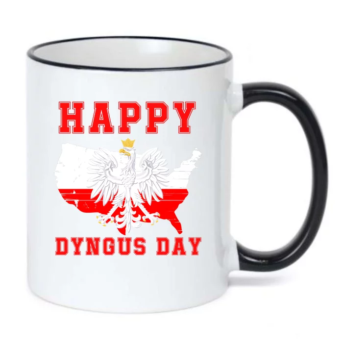 Happy Dyngus Day 2024 Polish Eagle Dyngus Day Polish American Polska White Eagle Black Color Changing Mug