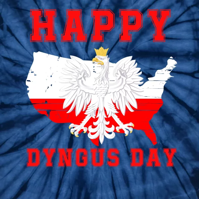 Happy Dyngus Day 2024 Polish Eagle Dyngus Day Polish American Polska White Eagle Tie-Dye T-Shirt