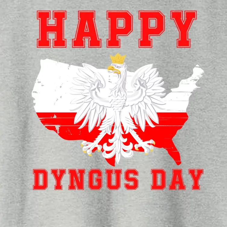 Happy Dyngus Day 2024 Polish Eagle Dyngus Day Polish American Polska White Eagle Women's Crop Top Tee