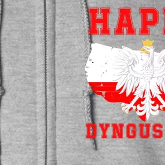 Happy Dyngus Day 2024 Polish Eagle Dyngus Day Polish American Polska White Eagle Full Zip Hoodie