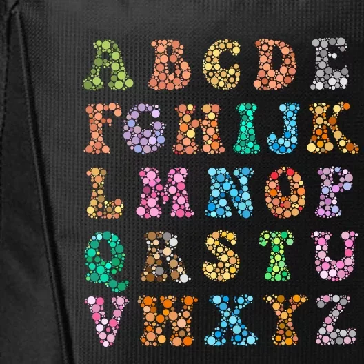 Happy Dot Day International Dot Day Polka Dot Alphabet City Backpack