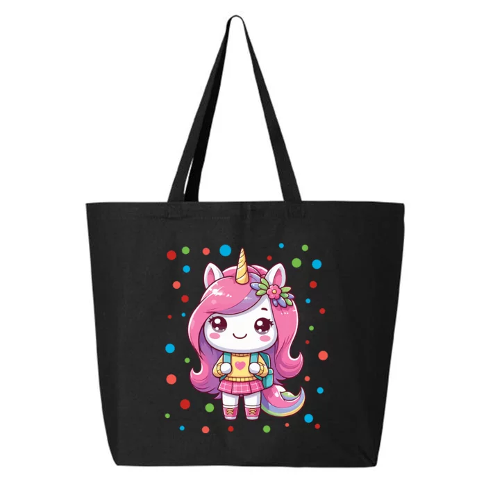 Happy Dot Day Unicorn Dots For Girl 25L Jumbo Tote