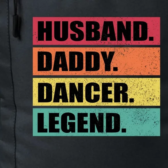 Husband Daddy Dancer Legend Retro Fathers Day Gift Daily Commute Backpack