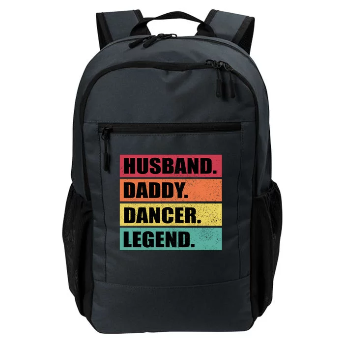 Husband Daddy Dancer Legend Retro Fathers Day Gift Daily Commute Backpack