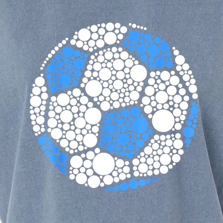 Happy Dot Day 2024 Polka Dot Soccer Ball Lover Garment-Dyed Women's Muscle Tee