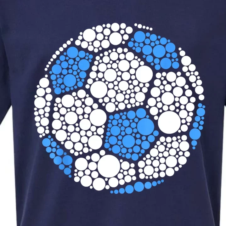 Happy Dot Day 2024 Polka Dot Soccer Ball Lover Sueded Cloud Jersey T-Shirt