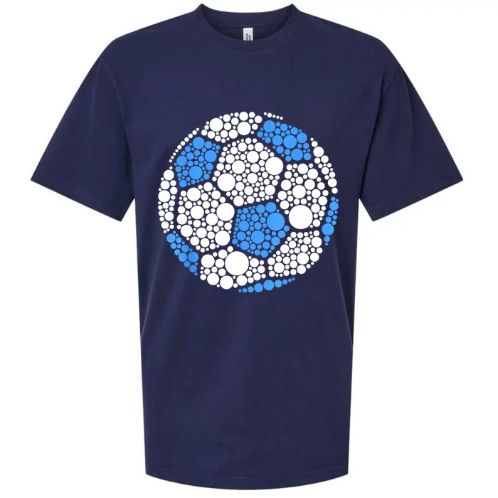 Happy Dot Day 2024 Polka Dot Soccer Ball Lover Sueded Cloud Jersey T-Shirt