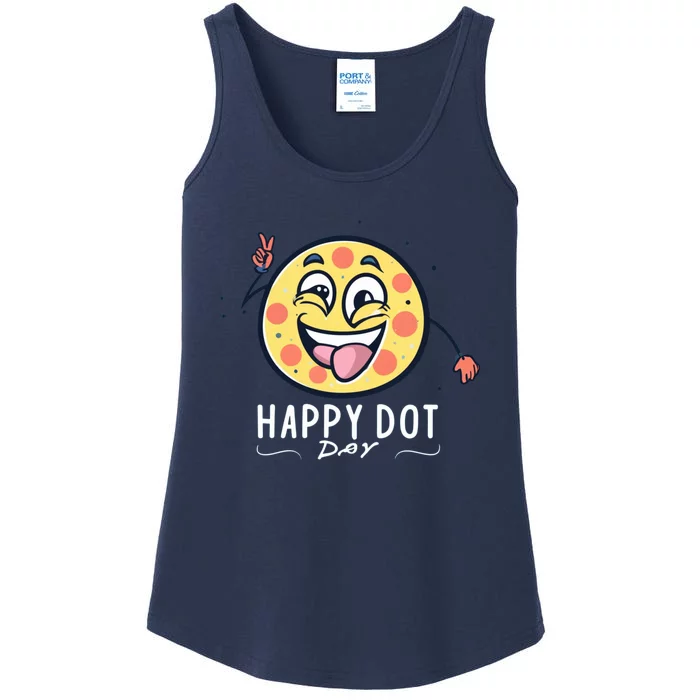 Happy Dot Day Ladies Essential Tank