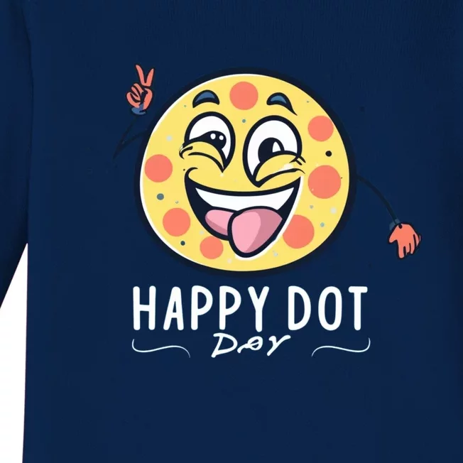 Happy Dot Day Baby Long Sleeve Bodysuit