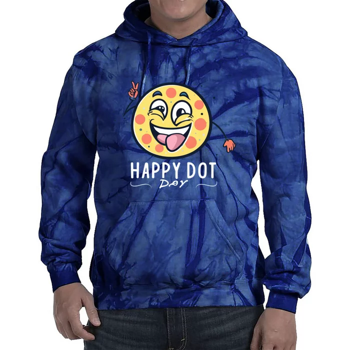 Happy Dot Day Tie Dye Hoodie