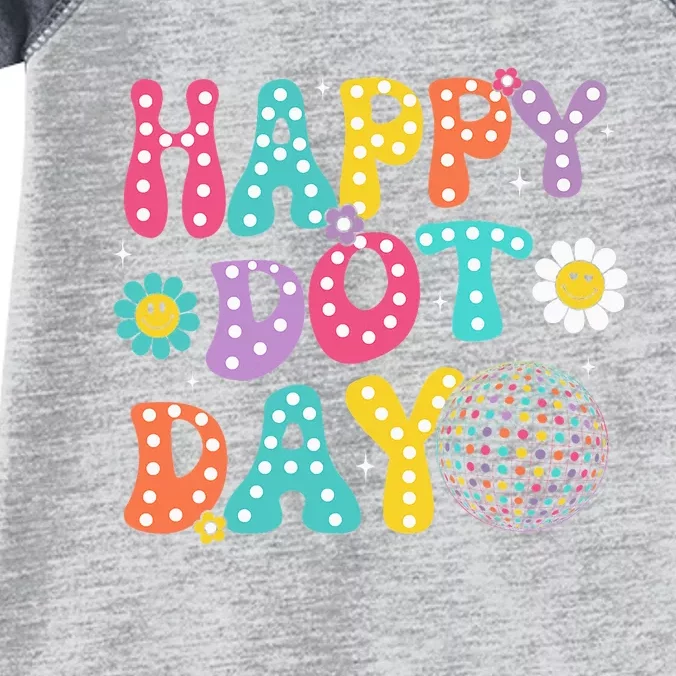 Happy Dot Day Teacher September 15th 2024 Infant Baby Jersey Bodysuit