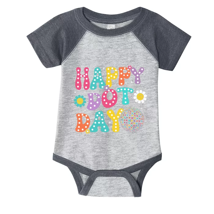 Happy Dot Day Teacher September 15th 2024 Infant Baby Jersey Bodysuit