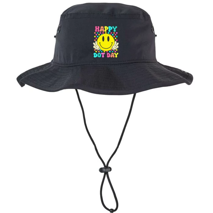 Happy Dot Day 2024 Colorful Polka Dot Smile Face Teacher Legacy Cool Fit Booney Bucket Hat