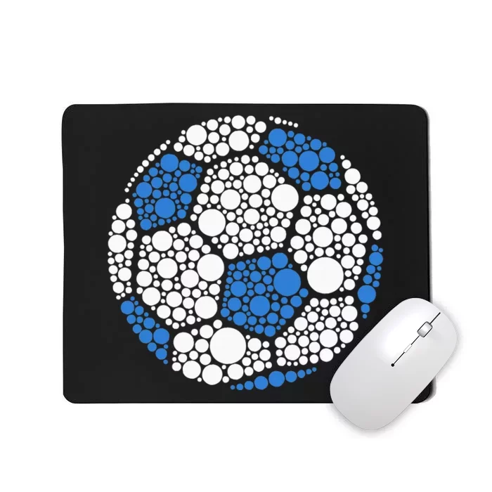 Happy Dot Day 2024 Polka Dot Soccer Ball Lover Mousepad