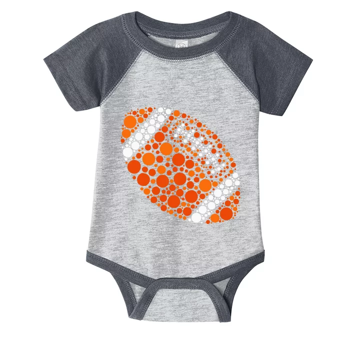 Happy Dot Day 2024 Polka Dot Football Ball Lover Infant Baby Jersey Bodysuit