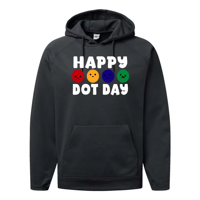 Happy Dot Day Performance Fleece Hoodie