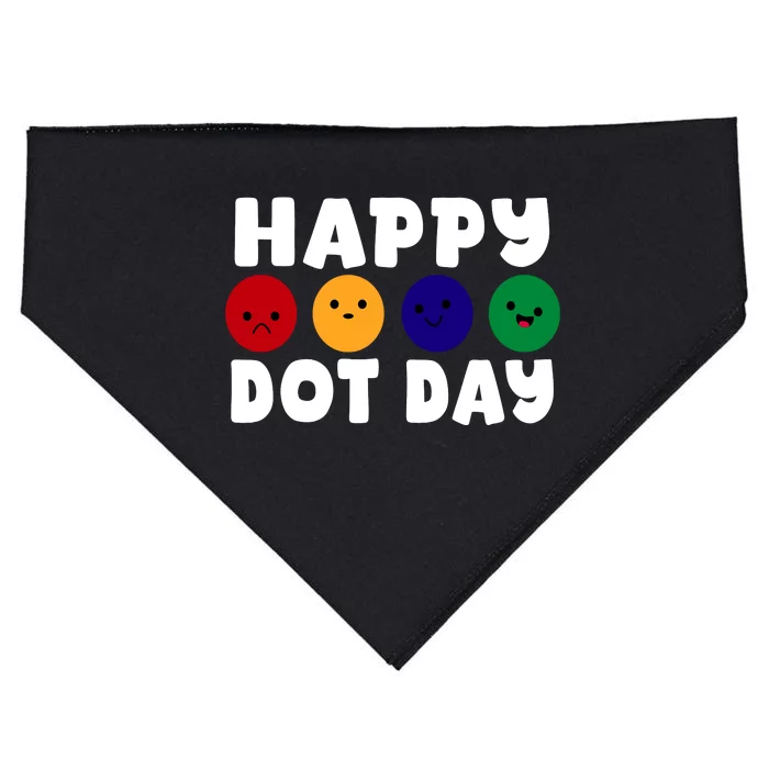 Happy Dot Day USA-Made Doggie Bandana