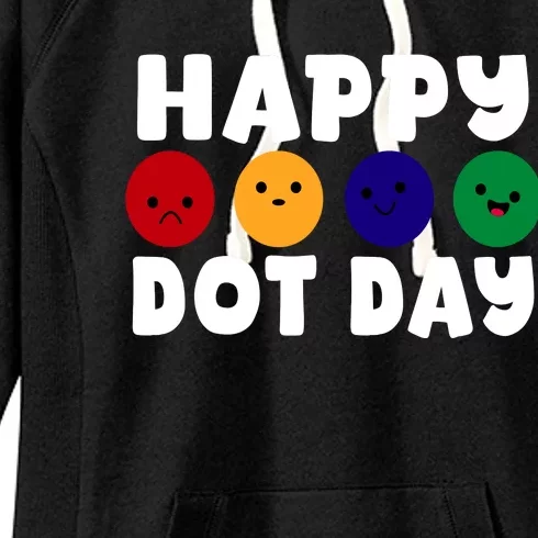 Happy Dot Day Women's Fleece Hoodie