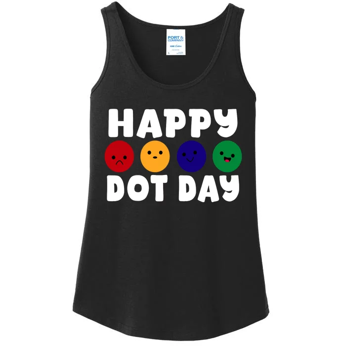 Happy Dot Day Ladies Essential Tank