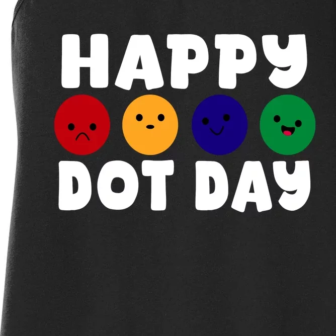 Happy Dot Day Women's Racerback Tank