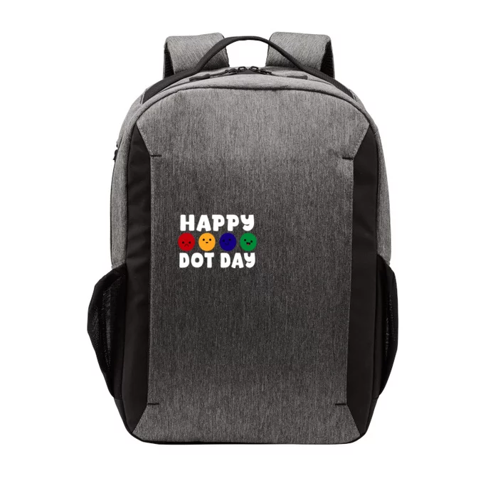 Happy Dot Day Vector Backpack