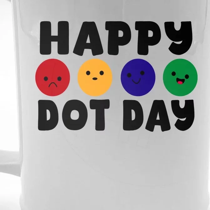 Happy Dot Day Front & Back Beer Stein