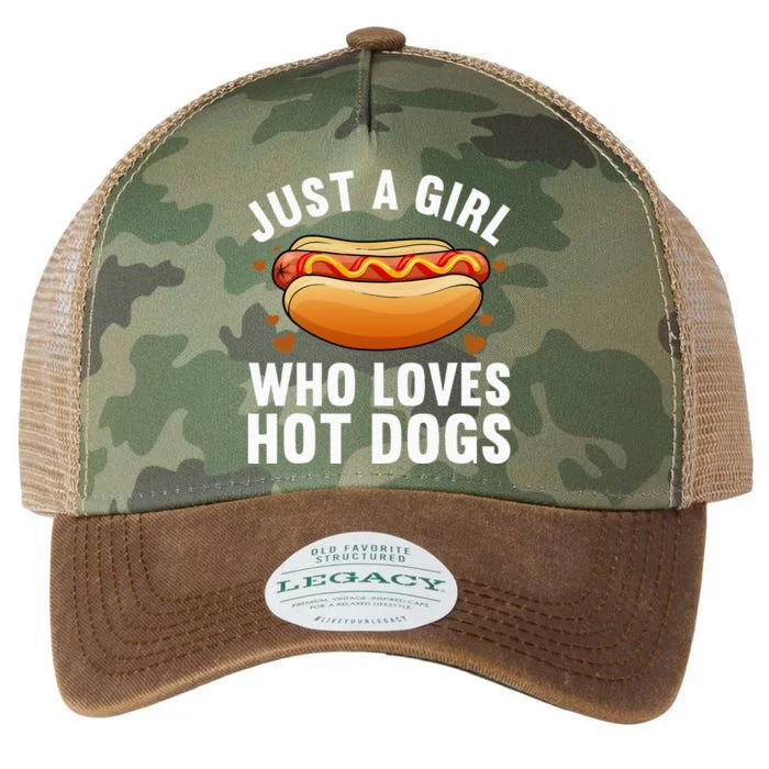 Hot Dog Design For Women Food Hotdog Lovers Legacy Tie Dye Trucker Hat