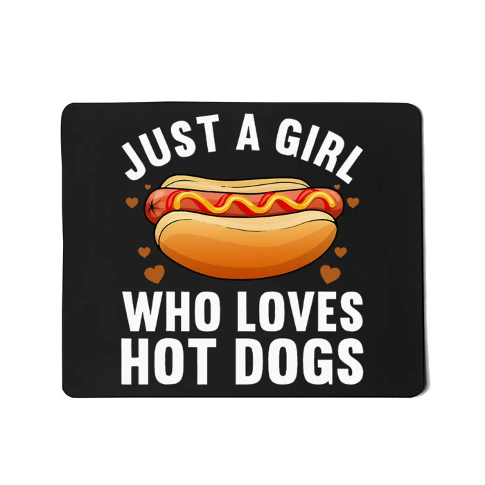 Hot Dog Design For Women Food Hotdog Lovers Mousepad