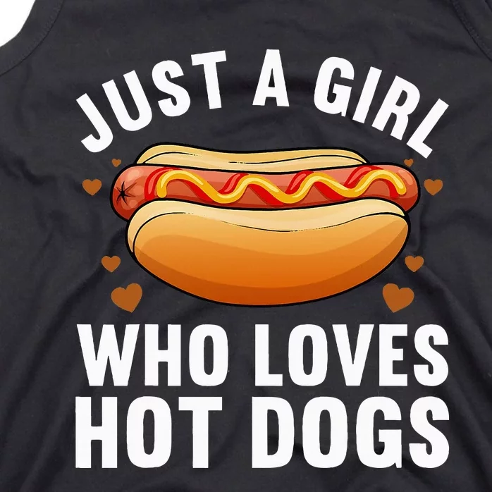 Hot Dog Design For Women Food Hotdog Lovers Tank Top