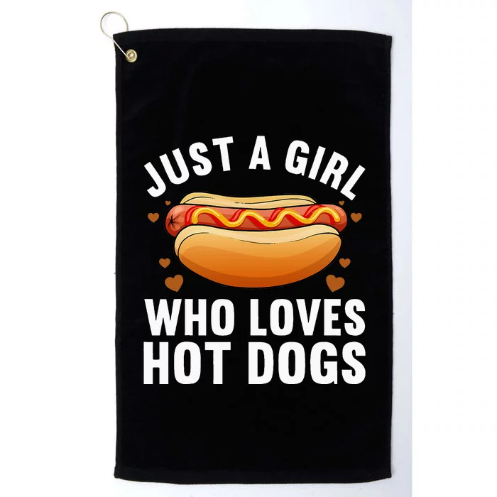 Hot Dog Design For Women Food Hotdog Lovers Platinum Collection Golf Towel