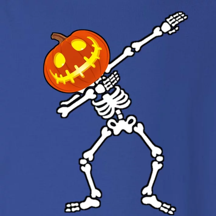 Halloween Dab Dabbing Skeleton Pumpkin Great Gift Toddler Long Sleeve Shirt