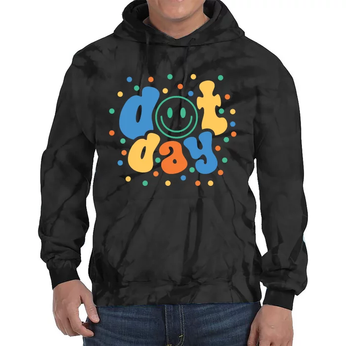 Happy Dot Day 2024 Teachers Students Tie Dye Hoodie