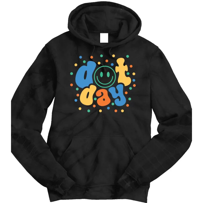 Happy Dot Day 2024 Teachers Students Tie Dye Hoodie