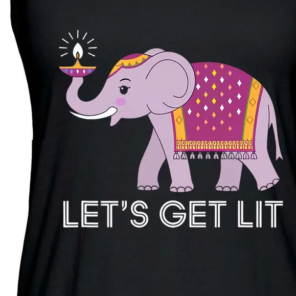 Happy Diwali Deepavali Diwali Festival Indian Hindu Hinduism Ladies Essential Flowy Tank