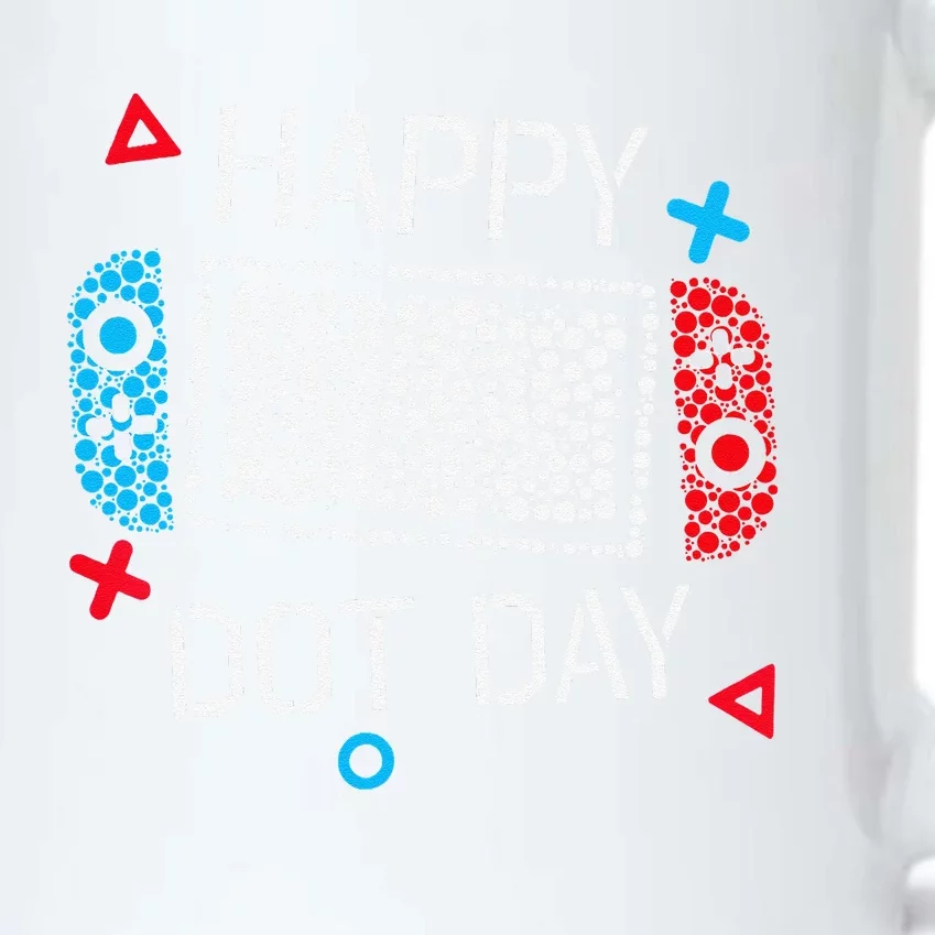 Happy Dot Day Gamers Boy Game Controller Polka Dot Gift Black Color Changing Mug