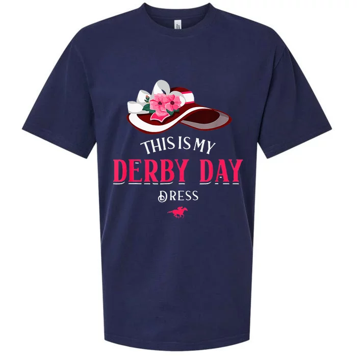 Horse Derby Dress Derby Day Derby Kentucky Sueded Cloud Jersey T-Shirt