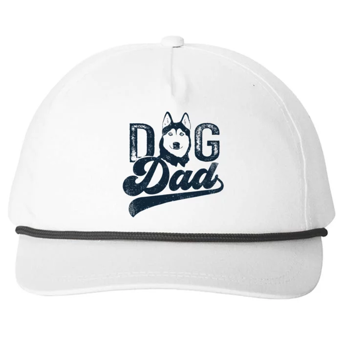 Husky Dog Dad Siberian Husky Snapback Five-Panel Rope Hat