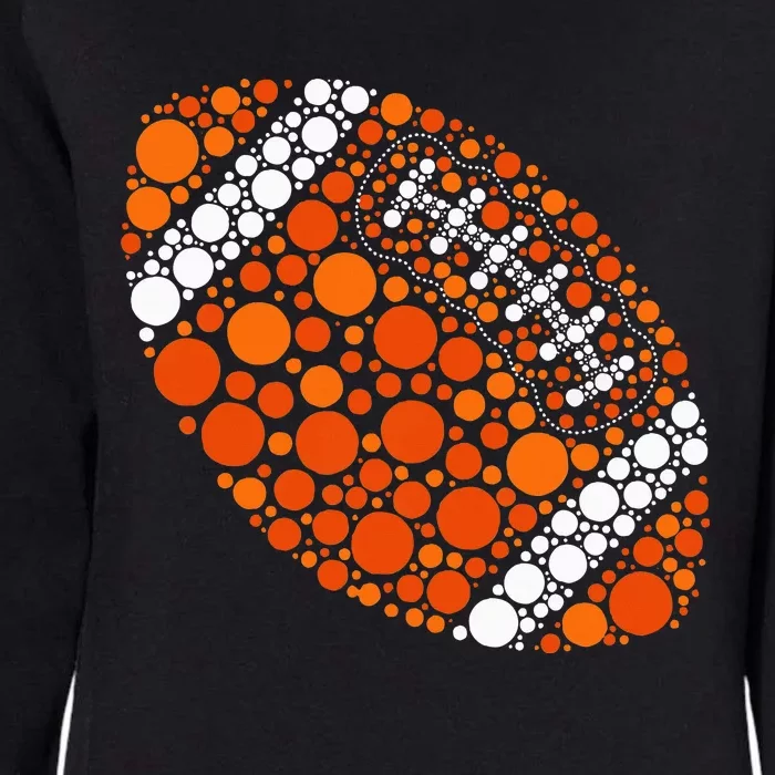 Happy Dot Day 2024 Polka Dot Football Womens California Wash Sweatshirt