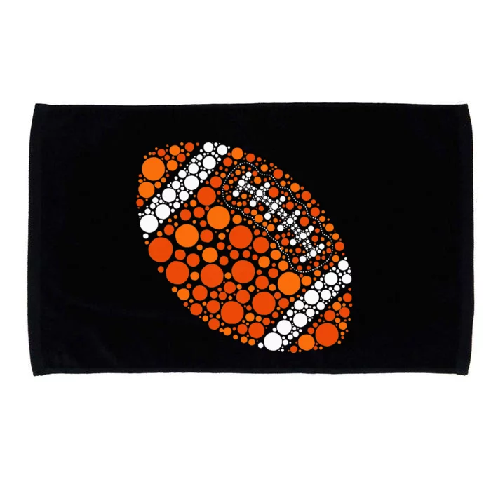 Happy Dot Day 2024 Polka Dot Football Microfiber Hand Towel