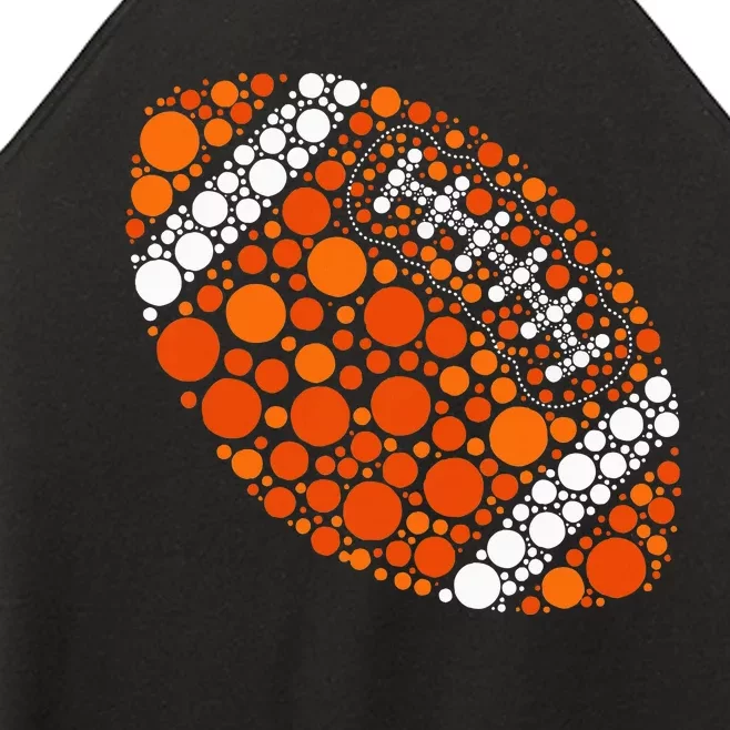 Happy Dot Day 2024 Polka Dot Football Women’s Perfect Tri Rocker Tank